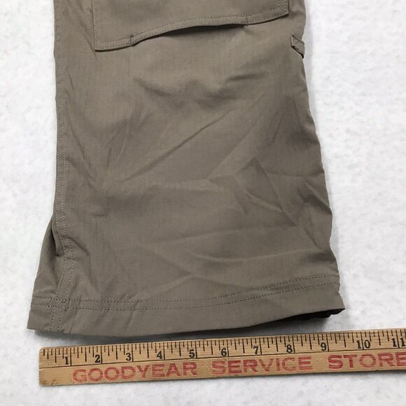 DULUTH Heirloom Bib Overall Women XL x 31 Khaki Beige Nylon Rip Stop Gardening - Picture 16 of 16